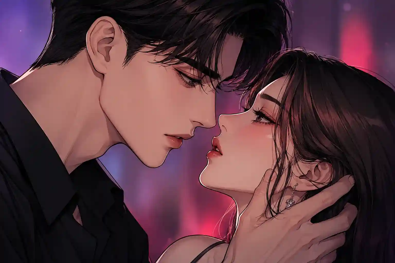 Chuhai Lips comic romantic scene