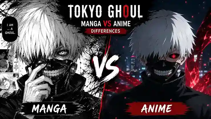 Tokyo Ghoul manga vs anime differences comparison